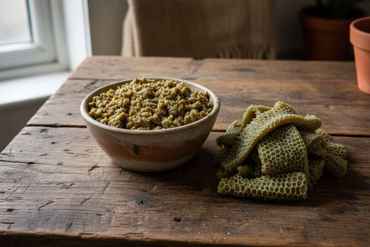 Minced Green Lamb Tripe