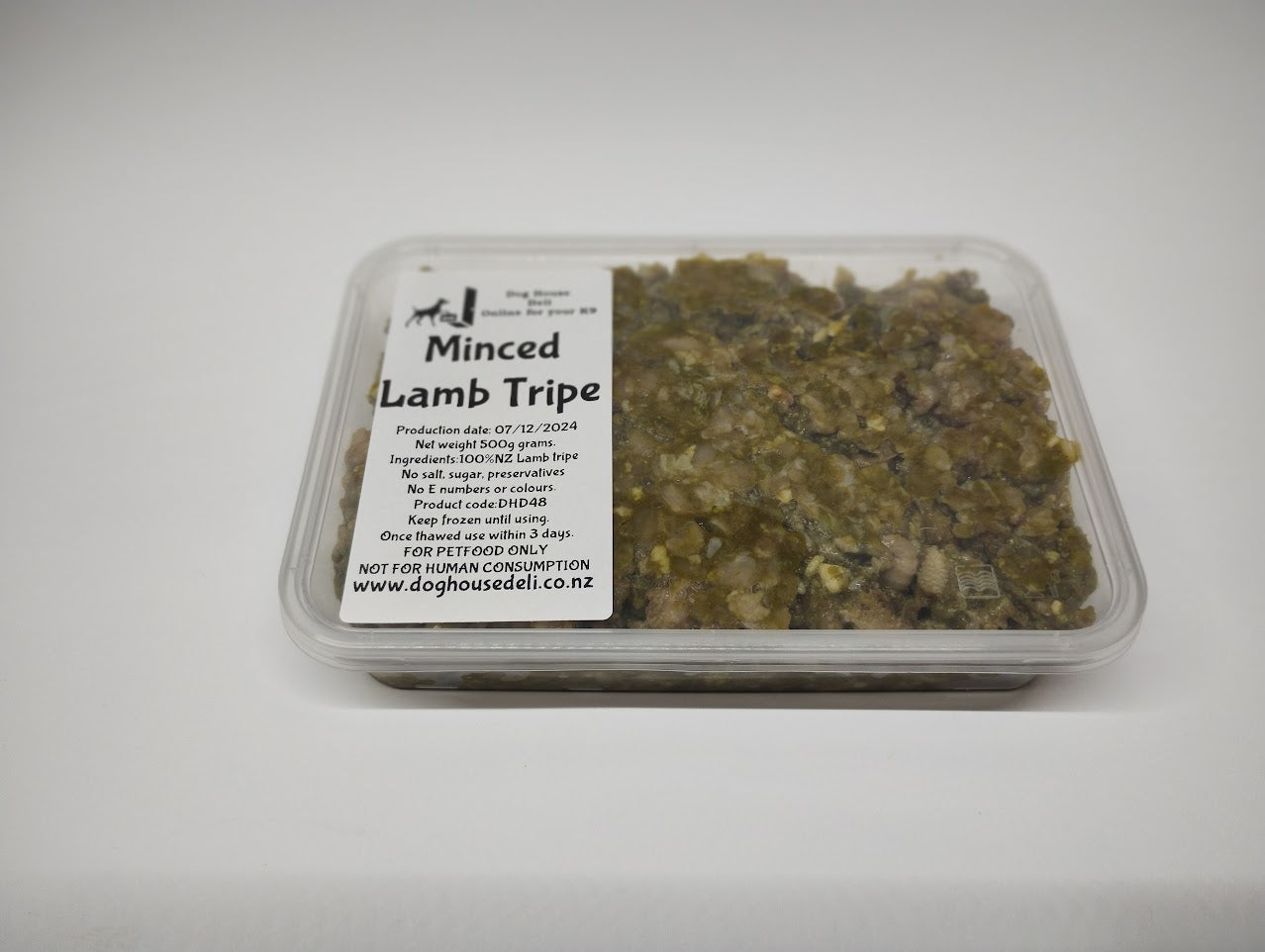 Minced Green Lamb Tripe image 0