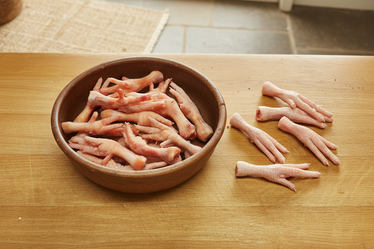 Raw Chicken Feet