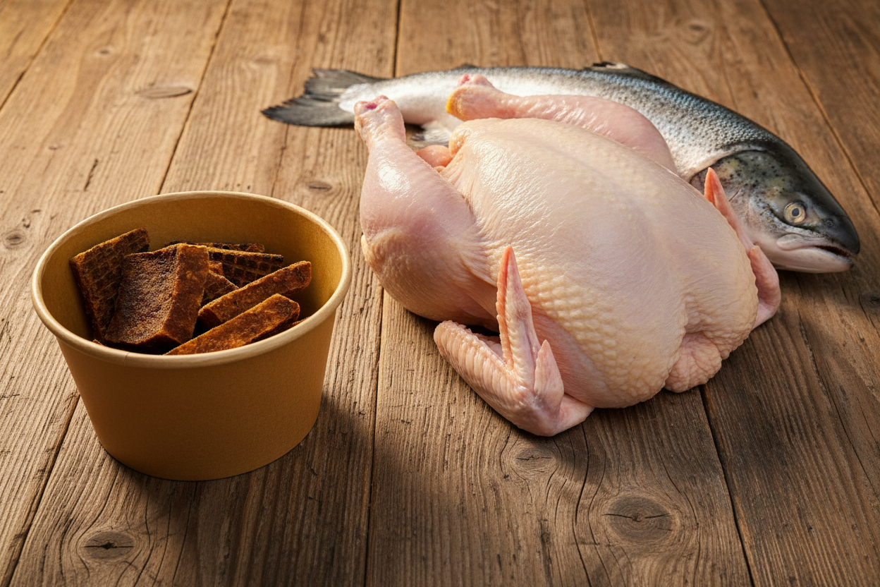 Chicken & Salmon Nom Noms