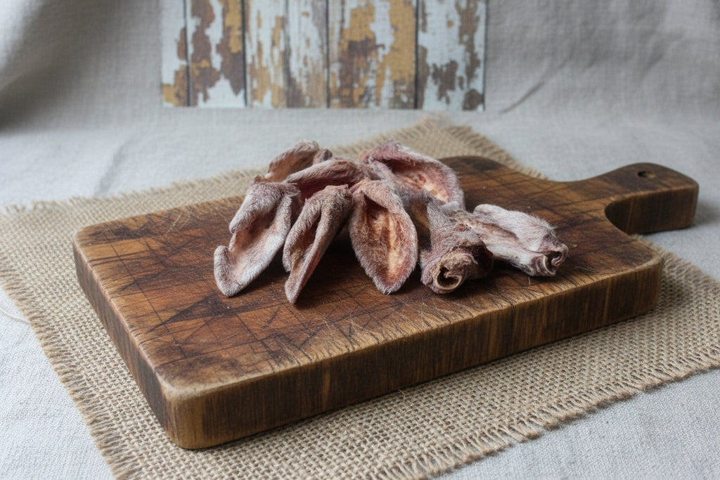 Raw lamb ears